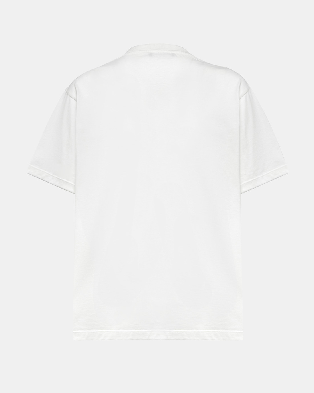 CRIME LONDON: WOMEN'S LOOSE FIT CREW NECK T-SHIRT WHITE